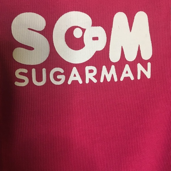 SGM SUGARMAN Pink and Green sanpak Hoodie Sweatshirt Size 12-18 months - Picture 2 of 5